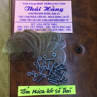 Tấm mi ca tản nhiệt cho sò sắt (10 miếng )