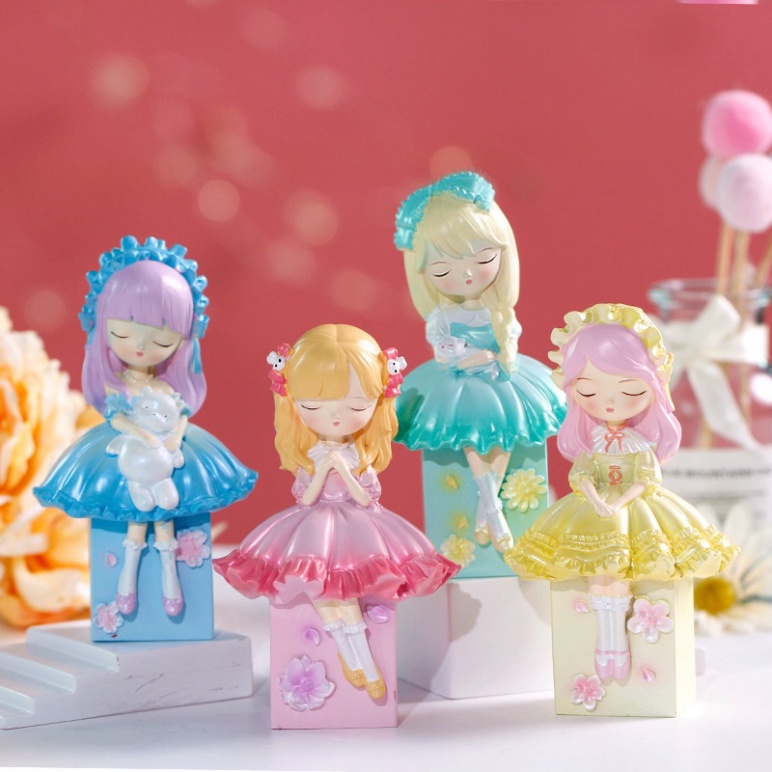 búp bê trang trí banh kem [FREESHIP❤️] tượng em bé gái