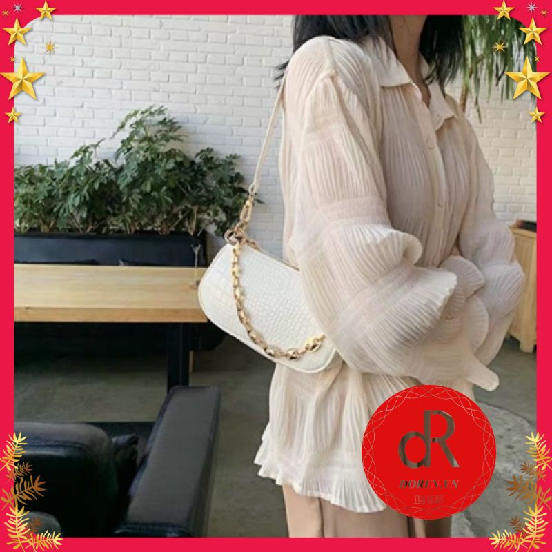 Túi xách nữ đeo chéo LISA đẹp giá rẻ công sở thời trang cao cấp DOREN TDC002 | BigBuy360 - bigbuy360.vn