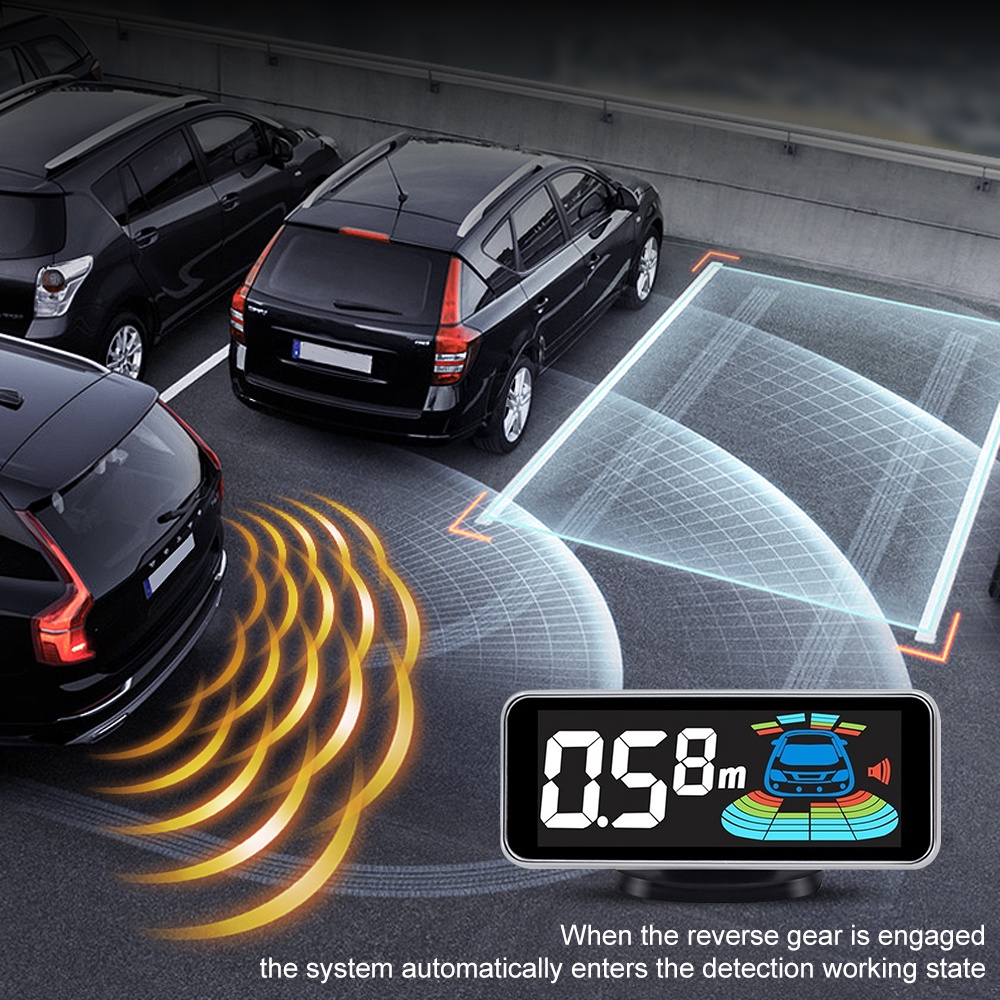 Hệ Thống Cảm Biến Đỗ Xe Có Đèn LED Nền