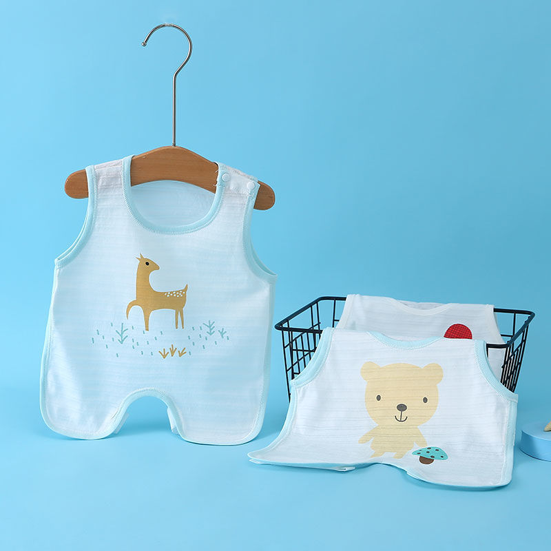 Áo Lót Liền Thân Chất Liệu Cotton Mỏng Dành Cho Bé Lưng