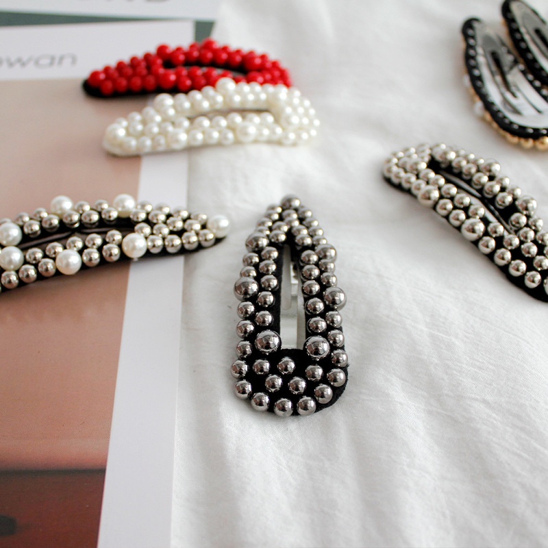 Kẹp Tóc Mái Hàn Quốc đính Ngọc Trai - Phụ kiện tóc