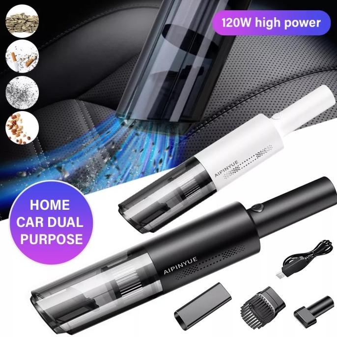 Máy Hút Bụi Mini Không Dây 6000p A8 Chuyên Dùng Cho Xe Hơi