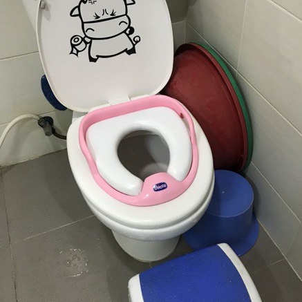 Thu nhỏ bồn cầu Chicco chính hãng, Bệ toilet, lót bồn cầu cho bé