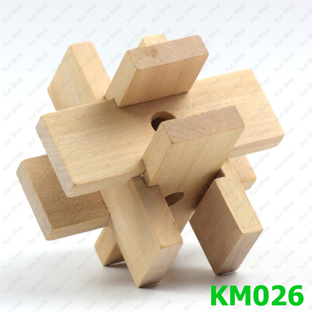 Khóa Khổng Minh Gỗ - KM017 - KM018 - KM026