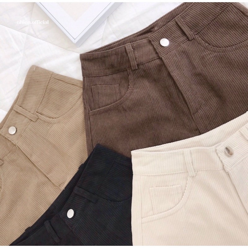 Quần sọt nhung tăm hàng Quảng Châu loại 1