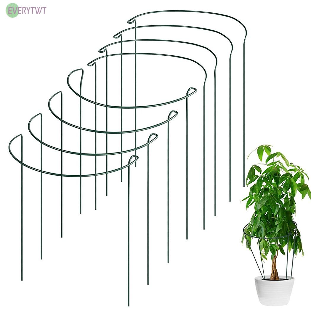 Plant Support Metal Reusable Vegetables 25x40cm Bow For Peonies Garden