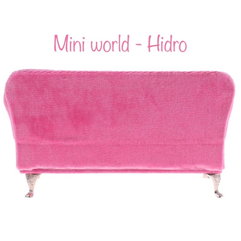 Mô hình hộp trang sức ghế sofa mini tỉ lệ 1/6 dùng cho búp bê Ken, Barbie, Fr...