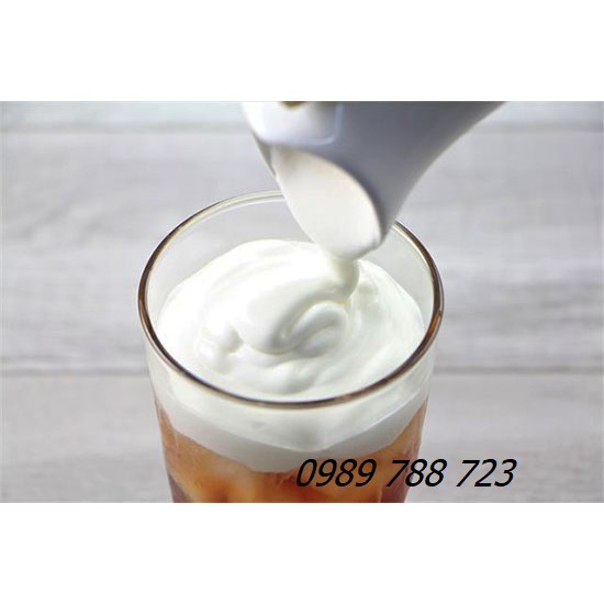 Bột muối biển tạo màng sữa gói 1kg - dùng làm kem chesse milkfoam