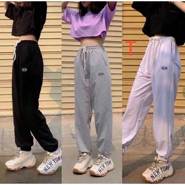 Quần jogger nỉ da cá bo chun chất đẹp , quần joker thu đông cá tính hàng chất lượng cao