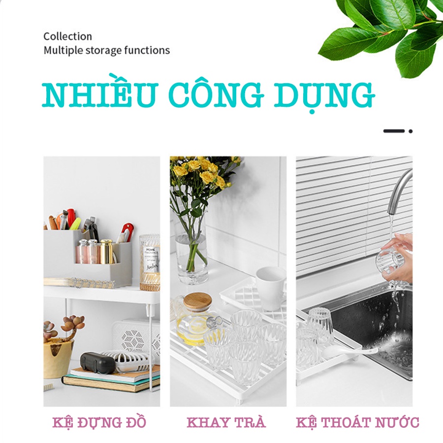 Kệ Sắt Đựng Đồ Đa Năng Để Bàn DIY Phong Cách Hàn Quốc G015