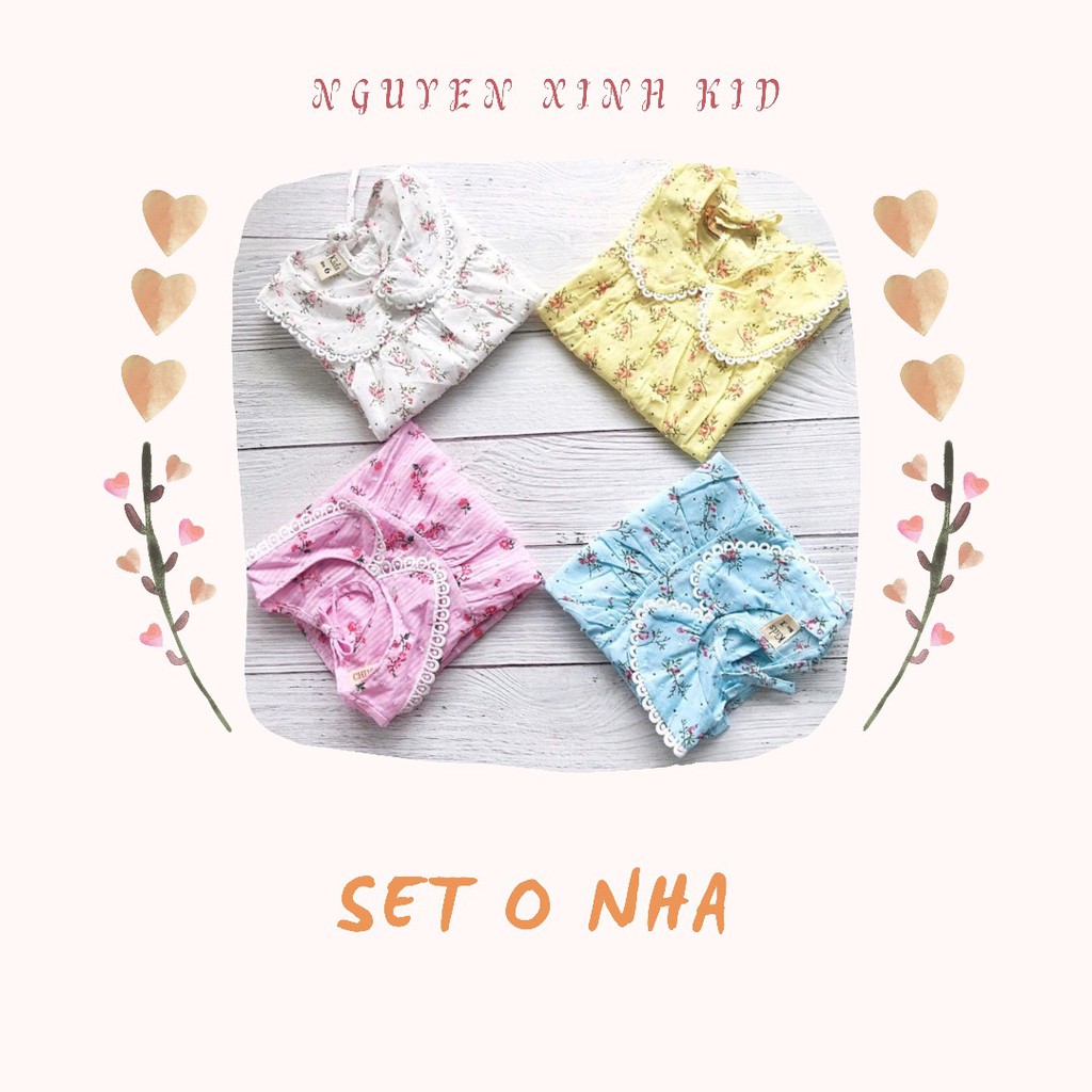 Bộ đồ mặc nhà 4 màu xinh xắn dễ thương đáng yêu cho bé gái - Nguyen Xinh Kid