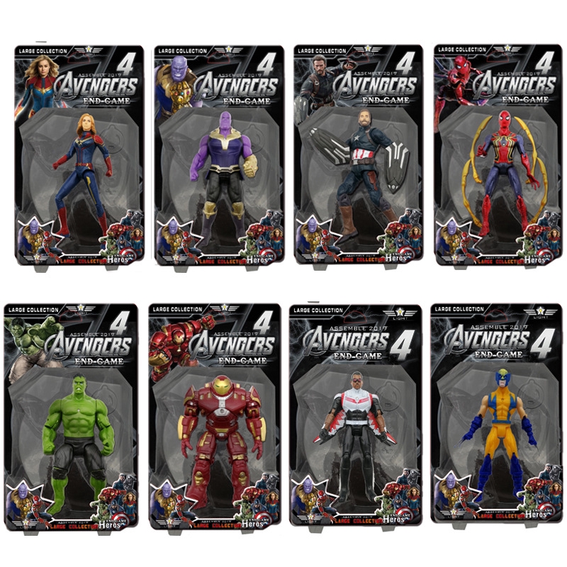 Mô hình đồ chơi nhân vật siêu anh hùng trong phim &quot; Marvel Avengers &quot;