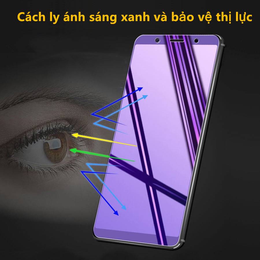 Bảo vệ bức xạ Kính Cường Lực Miếng dán màn hình Samsung Galaxy a02 a02s a10 a10s a11 a12 a20 a20s a21 a21s a30 a30s a31 a50 a50s a51 a70 a71 a80 Phim dán kính cường lực toàn màn hình chống ánh sáng xanh