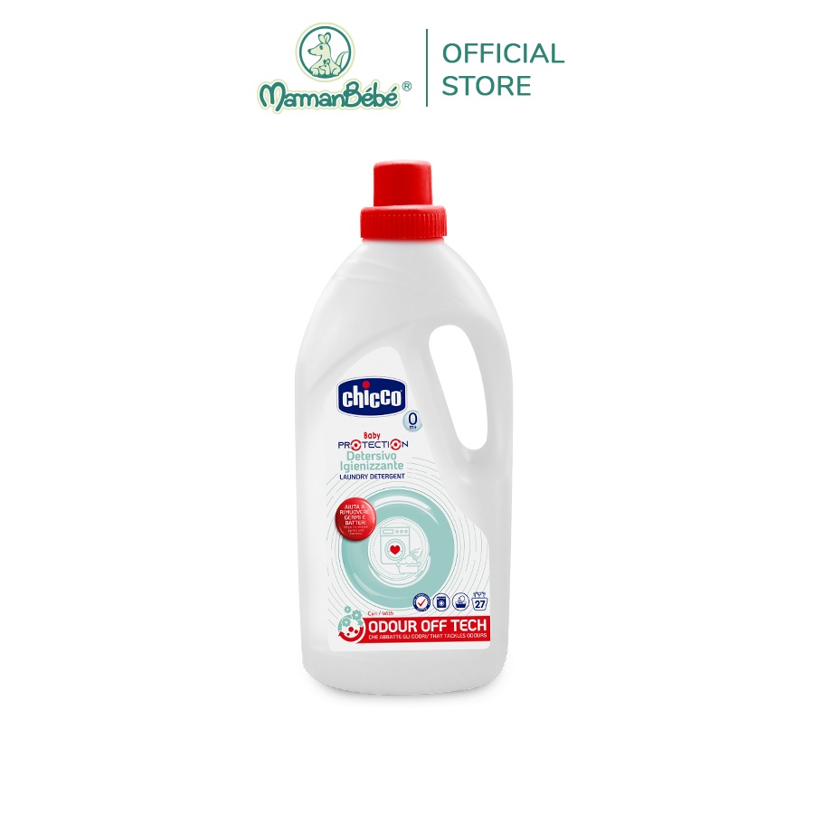 (MamanBébé chính hãng) (GIẢM 50%) DATE THÁNG 5/2024 Nước giặt Chicco 0M+ kháng khuẩn 1500ml