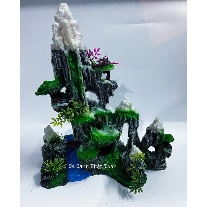 TIỂU CẢNH TRANG TRÍ HỒ CÁ NON BỘ 30x10x32cm