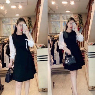 VÁY PHỐI TAY TRẮNG