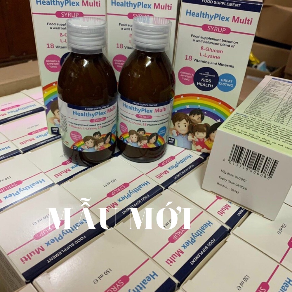 HealthyPlex Multi  - Vitamin và khoáng chất cho bé, tăng cường sức đề kháng, ăn ngon