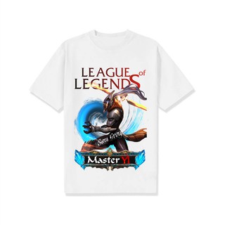 Áo Liên Minh Huyền Thoại Tốc Chiến Màu Trắng Cổ Tròn Master J Cực Đẹp Đủ Size Dành Cho Game Thủ