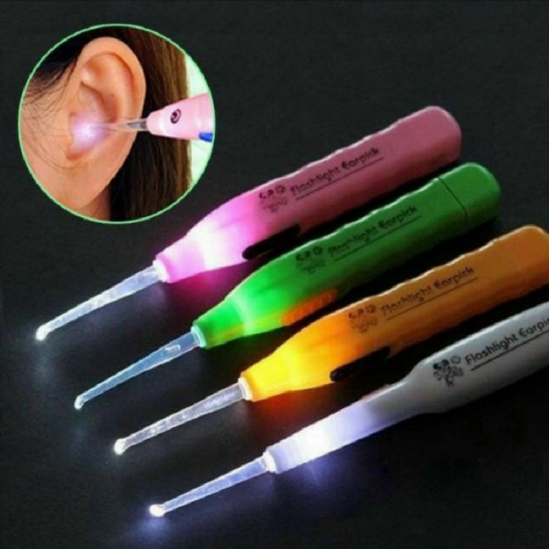 Dụng Cụ Lấy Ráy Tai Tích Hợp Đèn Soi Tiện Dụng Cho Bé