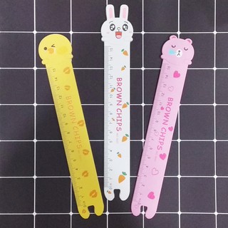 Thước kẻ gấu thỏ vịt Th21 thước kẻ cute thước kẻ dễ thương
