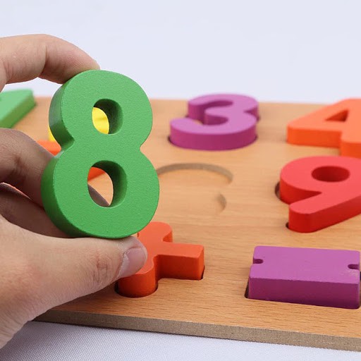 Bảng Ghép Số Và Chữ 3D Bằng Gỗ- Giúp Bé Học Chữ Và Số Dễ Dàng