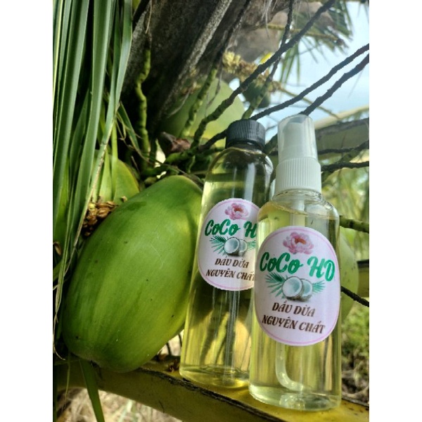 Dầu dừa nguyên chất nhà làm