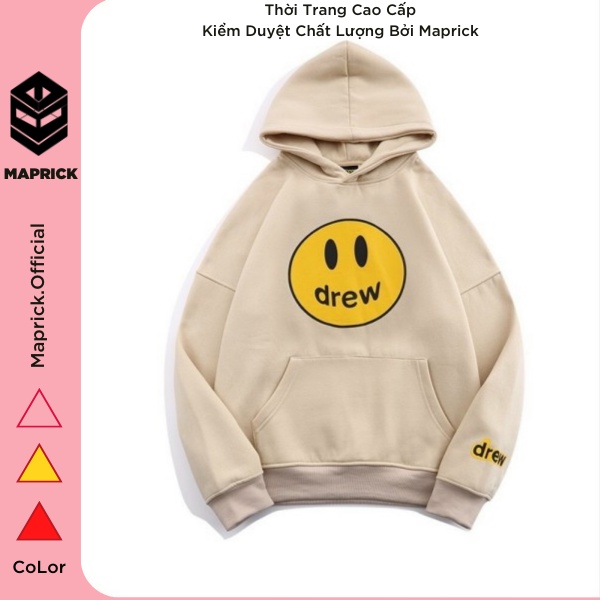 Áo Hoodie DREW [ Maprick ] Áo hoodie nỉ dày dặn Drew House Unisex