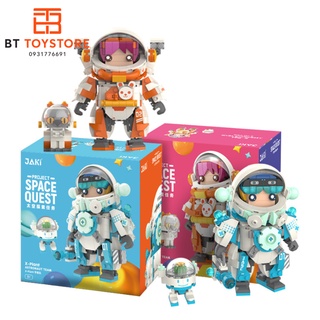 Lắp ráp mô hình phi hành gia-lego jaki,phi hành gia x-plant
