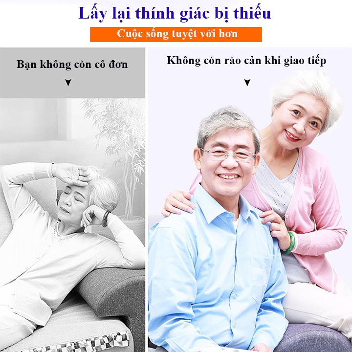 Tai Nghe - Máy Trợ Thính - Tai Nghe Trợ Thính Cofoe Chip Điện Tử Thông Minh (xoay 360 phù hợp để đeo cho cả hai tai)