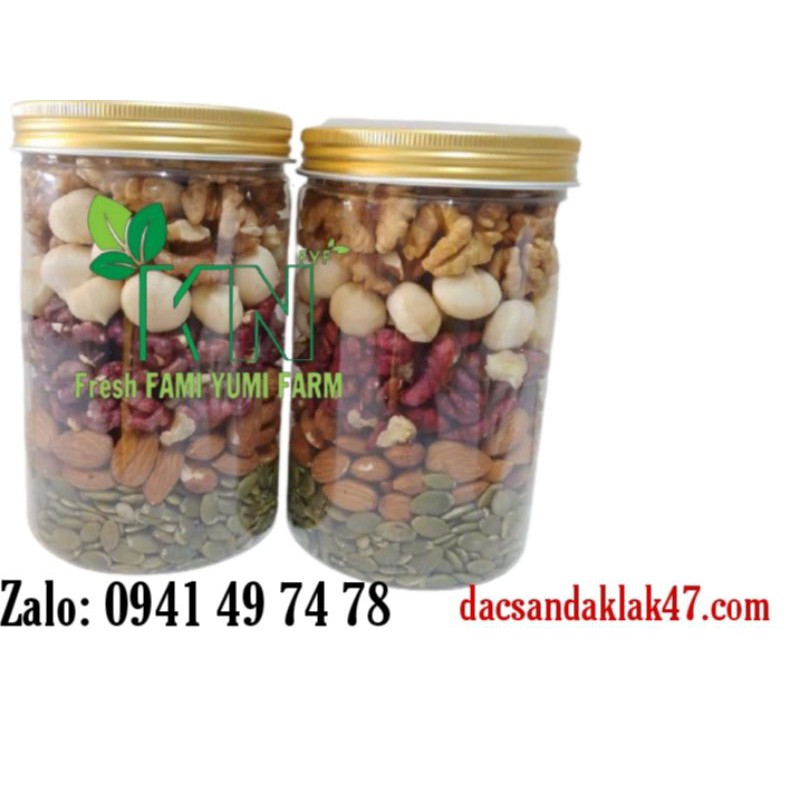 Mixnuts CAO CẤP 5 loại hạt dinh dưỡng sấy nguyên vị