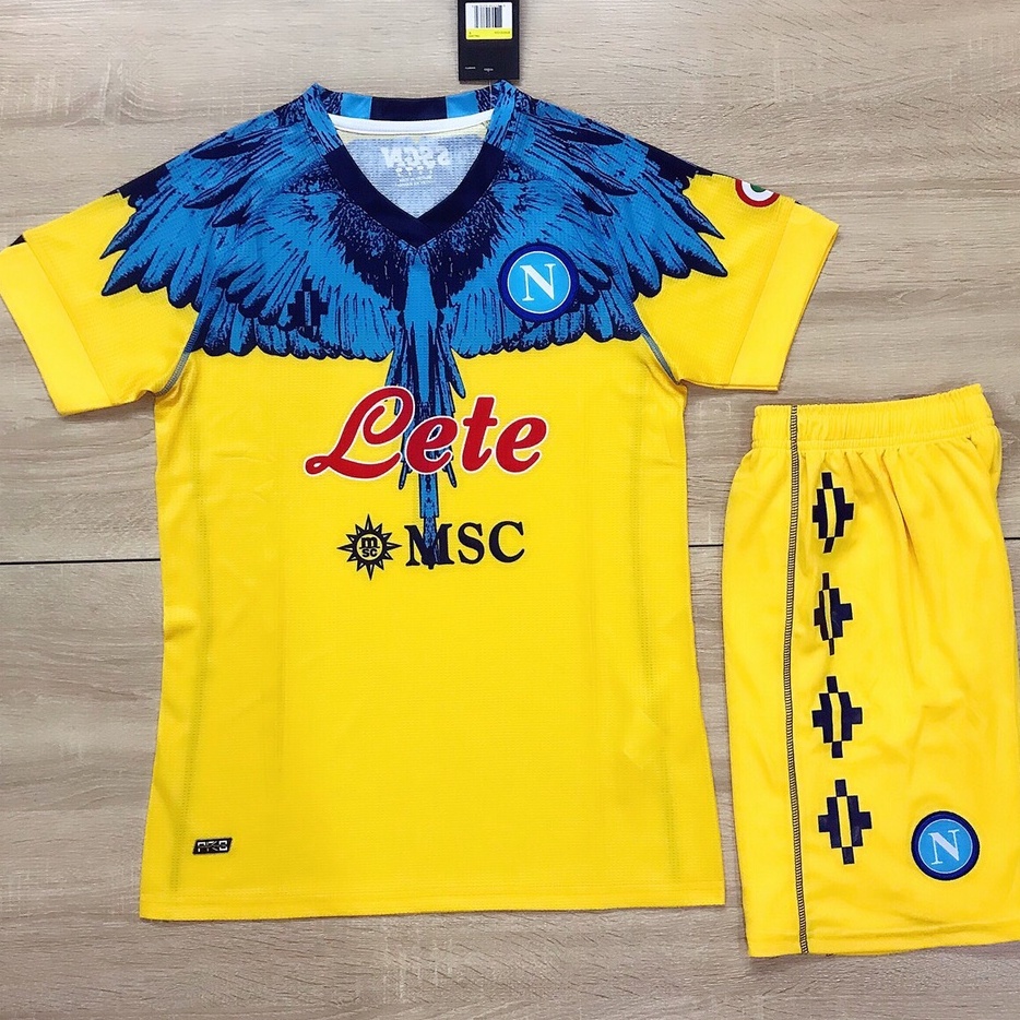 Áo Đá Banh , Marcelo Burlon Áo Đá Bóng Chất Lượng Cao 2021 S.S.C NAPOLI