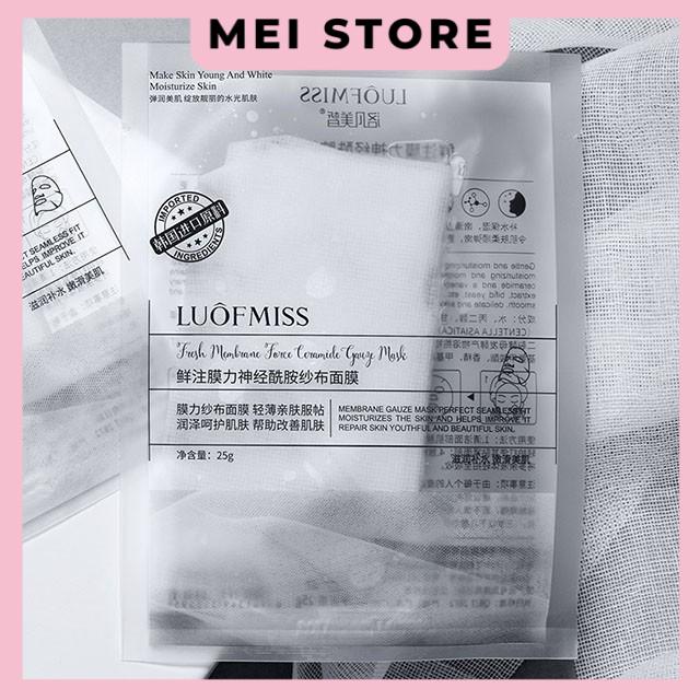 Mặt Nạ LUÔFMISS Fresh Membrane Force Ceramide Gauze Mask Làm Trắng Da Dưỡng Ẩm
