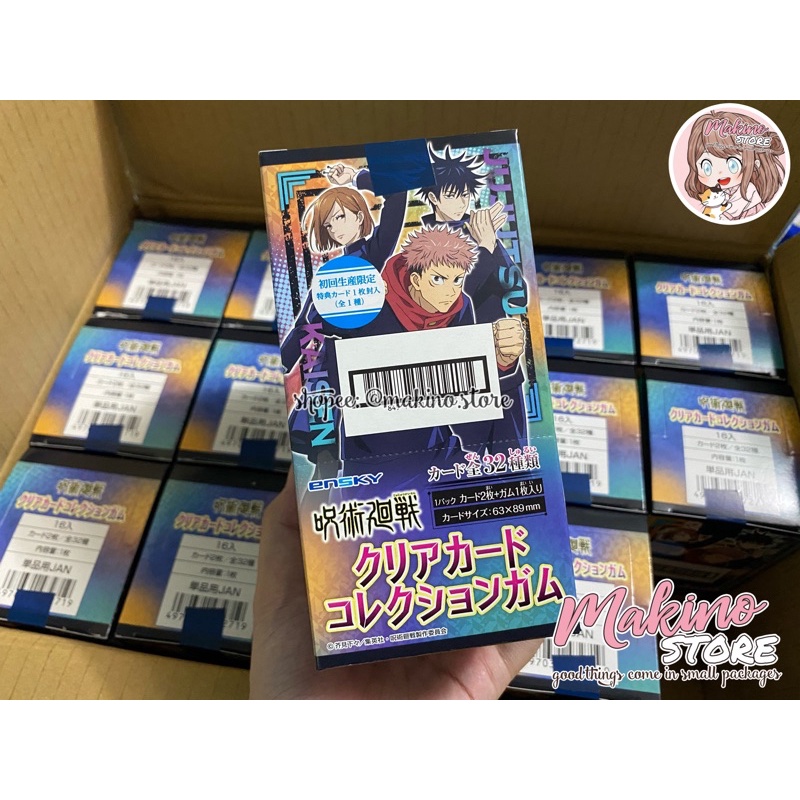 GÓI THẺ BÀI NHÂN PHẨM Clear Card VOL 1 & 2 Jujutsu Kaisen (JJK) chính hãng