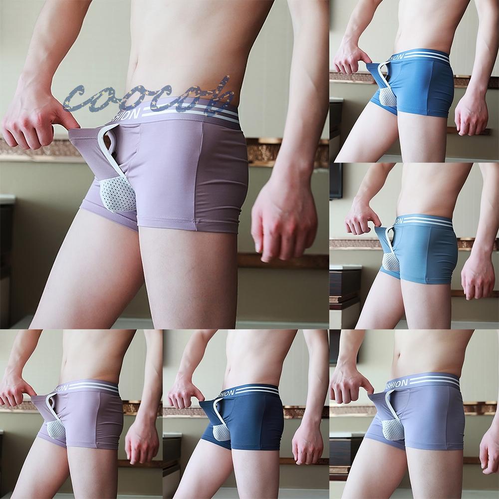 Quần Lót Boxer Chữ U Bằng Polyester Thoáng Khí