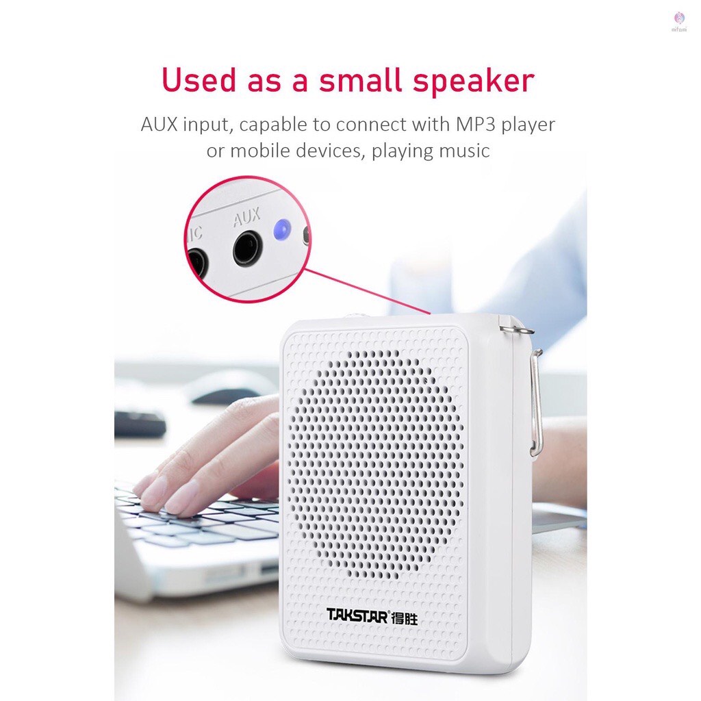Takstar E126A Máy Trợ Giảng E126 Có Dây Siêu Nhỏ Âm Thanh To Bắt Micro Tốt Có Kèm Dây Đeo Chính Hãng Bảo Hành 6 Tháng