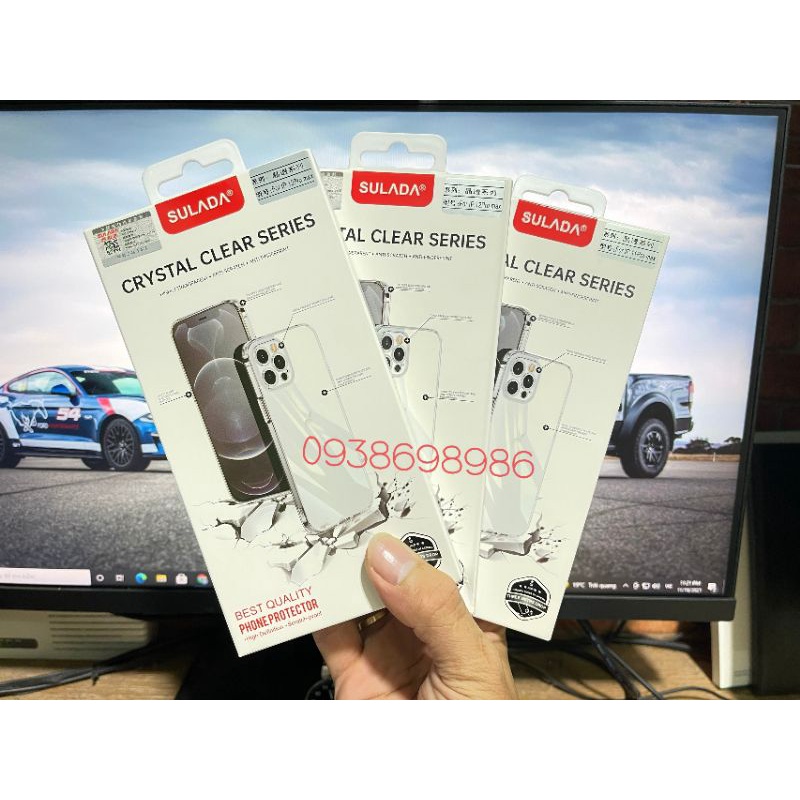 ốp lưng sulada trong suốt bảo vệ camera 13 pro max 13 pro 13 12 pro 12 pro max