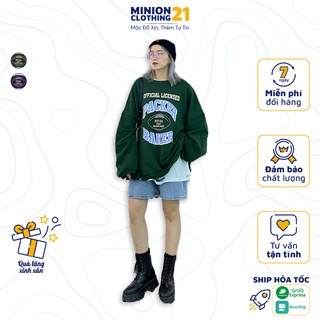 Áo nỉ nam nữ MINION CLOTHING oversize Unisex form rộng sweater Ulzzang Streetwear Hàn Quốc chất da cá cao cấp A2816