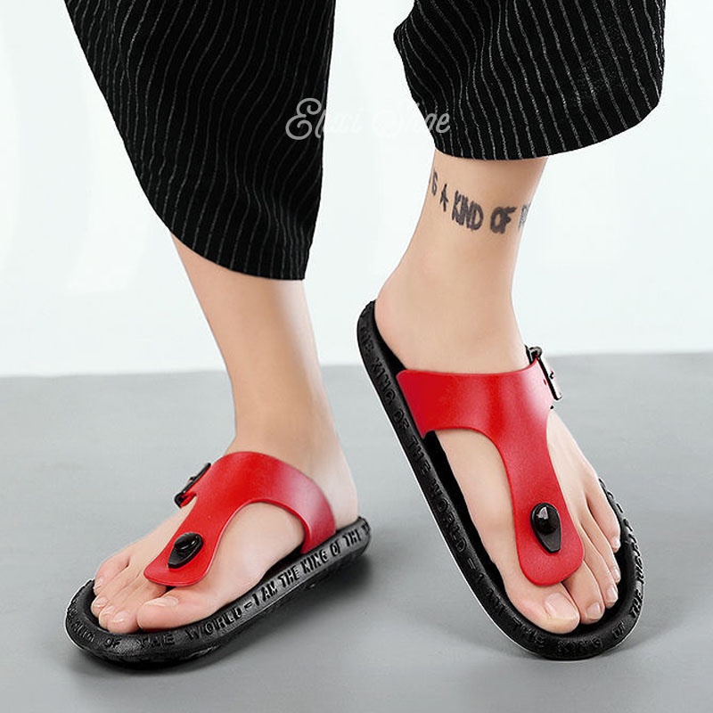 Dép xỏ ngón đế bằng thời trang cho nam