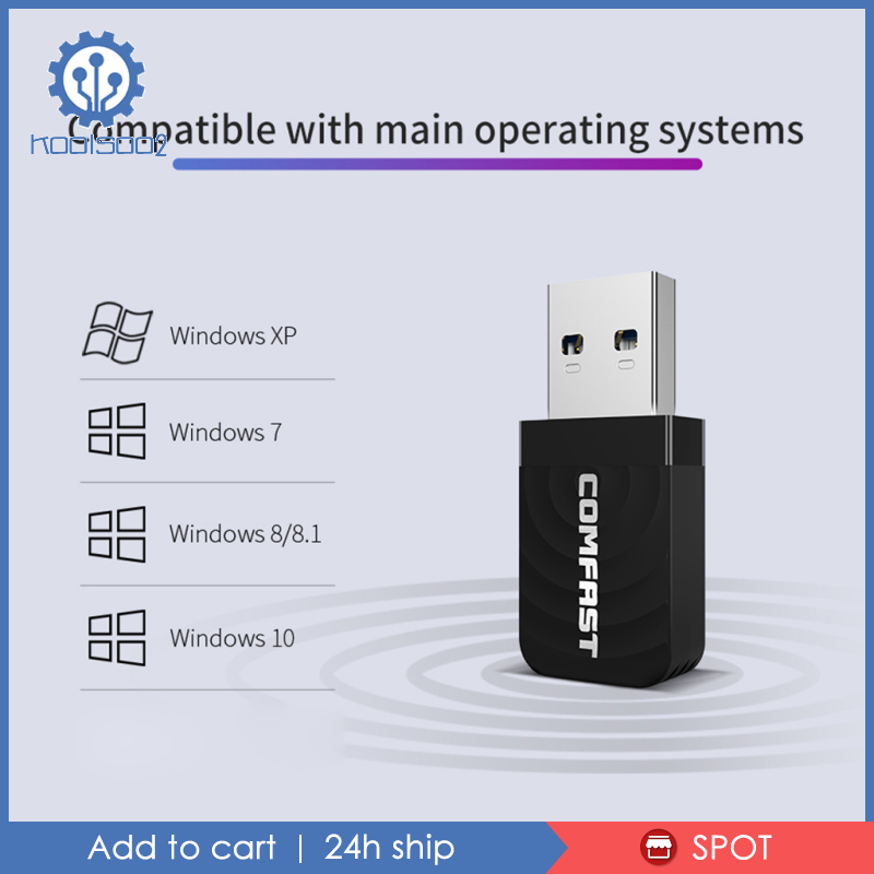 Usb Wifi 3.0 Không Dây 1300mbps 5.8ghz / 2.4ghz