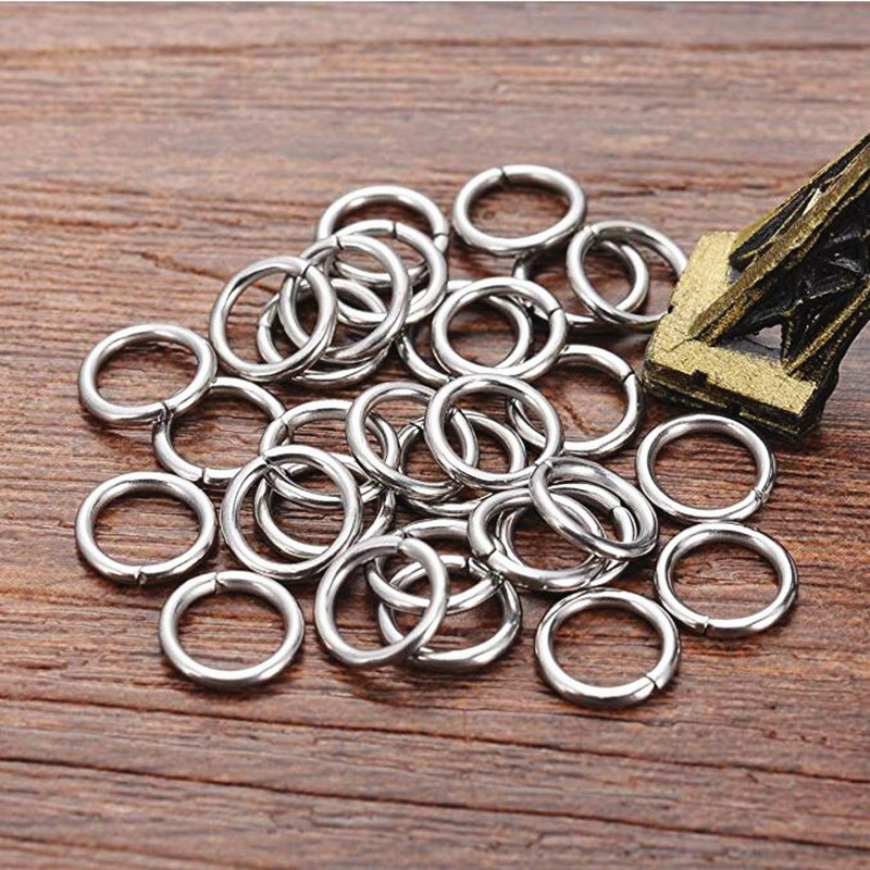 Bộ 200 Vòng Thép Không Gỉ 304 3 / 4 / 5 / 6 / 7 / 8 / 10mm