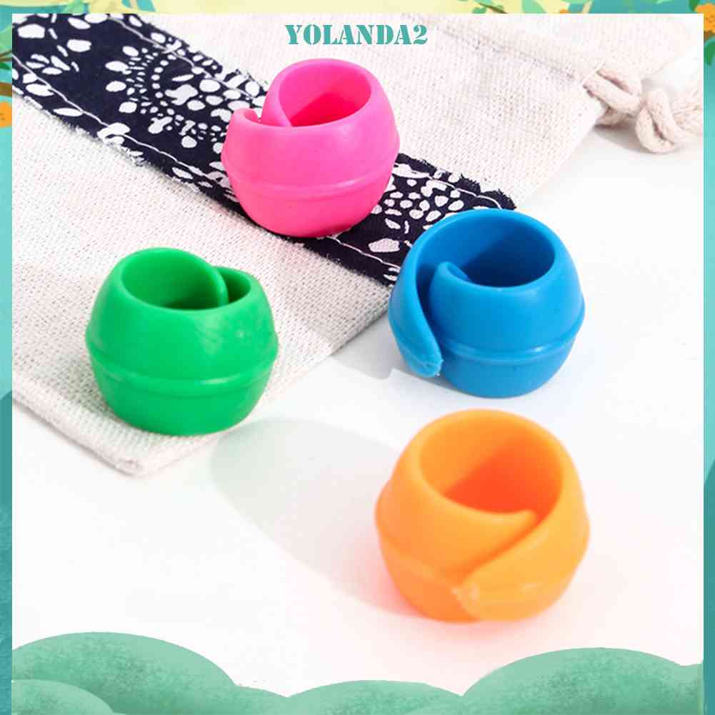 Set 2 Kẹp Giữ Suốt Chỉ Bằng Silicone 2cm (BU8)