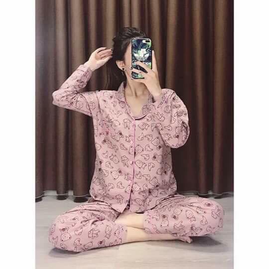 Bộ pijama dài tay TTG136 cho nữ | BigBuy360 - bigbuy360.vn