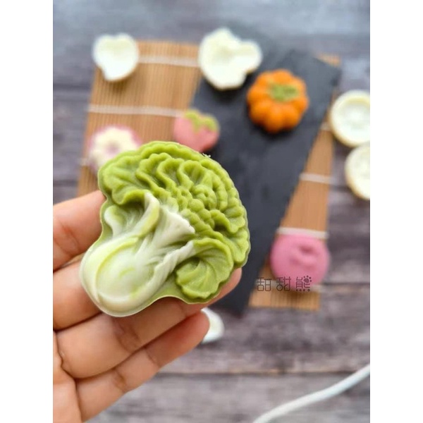 khuôn bánh trung thu cải thảo 50gam