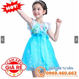 🔥Xả Hàng🔥 Elsa Bông Tuyết. Váy Đầm Công Chúa Elsa Băng Giá Cho Bé gái. Đủ size 13 - 32 kg