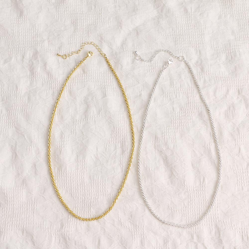 Dây Chuyền Lấp Lánh Thời Trang Phong Cách Hàn Quốc Cho Nữ