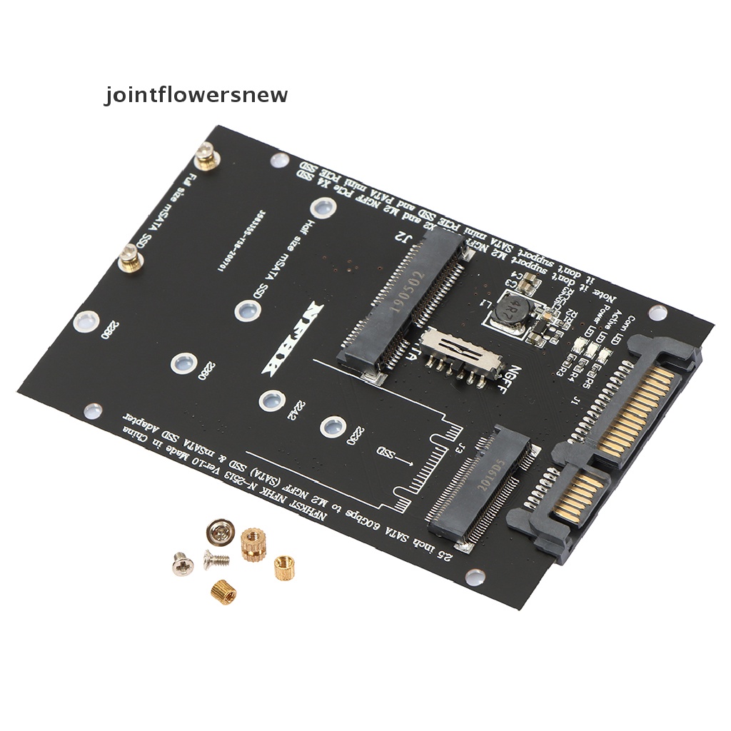 Card chuyển đổi M.2 NGFF MSATA SSD - SATA 3.0 thích hợp cho PC Laptop JFW