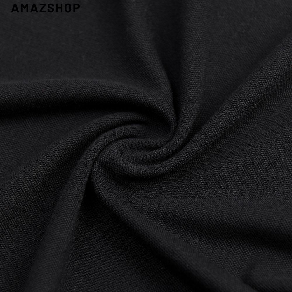 combo Áo Thun Phông Polo AMAZ  burberry in nổi Cao cấp Áo Có Cổ Kết Hợp Mũ Lưỡi Chai