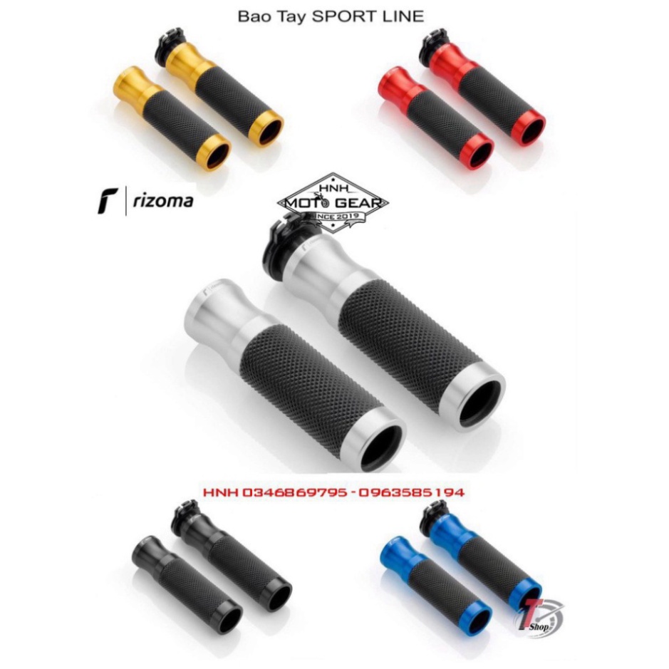 Bao Tay Xe Máy Sport Line Chính Hãng Rizoma