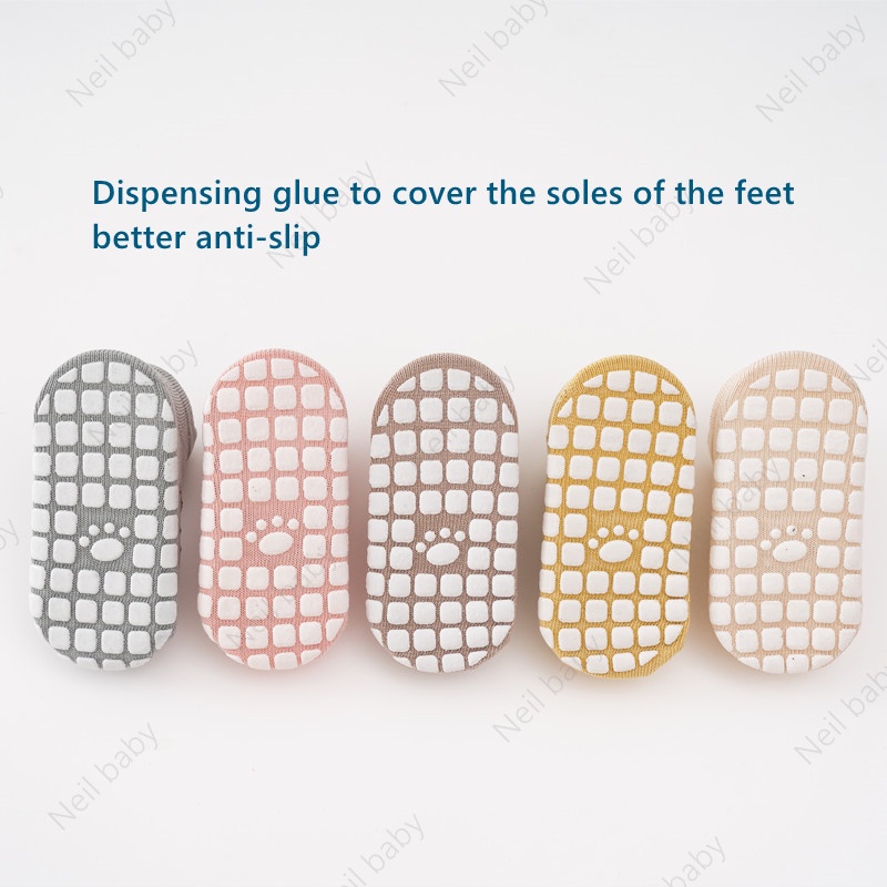 Tất cổ cao chống trượt baby hình thú đáng yêu cho bé 8 tháng - 5 tuổi，Tất cho bé trai bé gái nhiều hình dễ thương chất vải thoáng khí có đế chống trơn trượt tốt cho bé